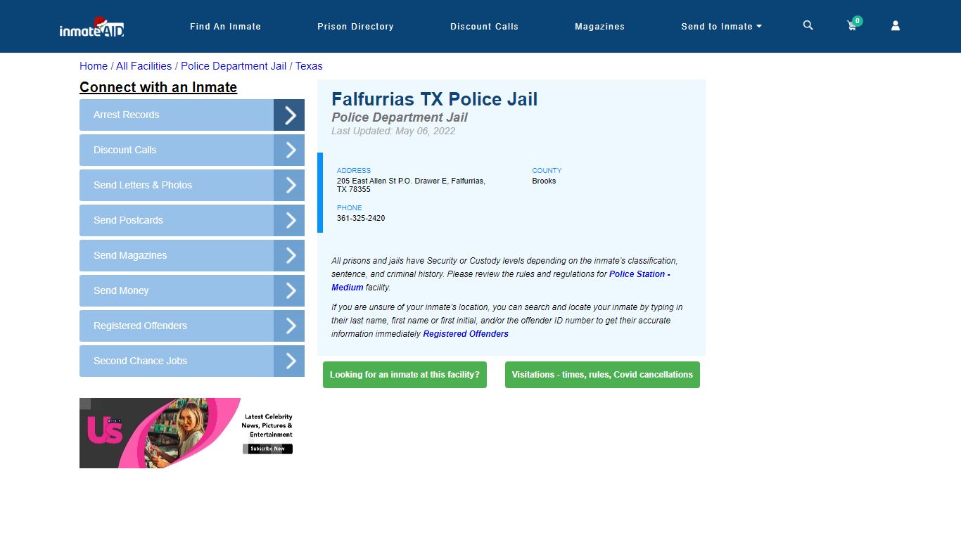 Falfurrias TX Police Jail & Inmate Search - Falfurrias, TX