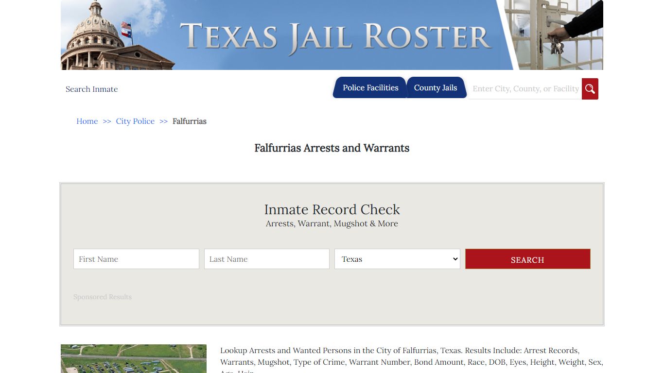 Falfurrias Arrests and Warrants | Jail Roster Search